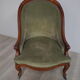 Louis XV/Louis XVI mahogany style chair