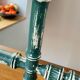 Miroir ancien en bois formant bambou