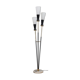 Mid century opaline glass floor lamp