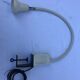 Lampe médicale architecte bras flexible & tête metal blanc