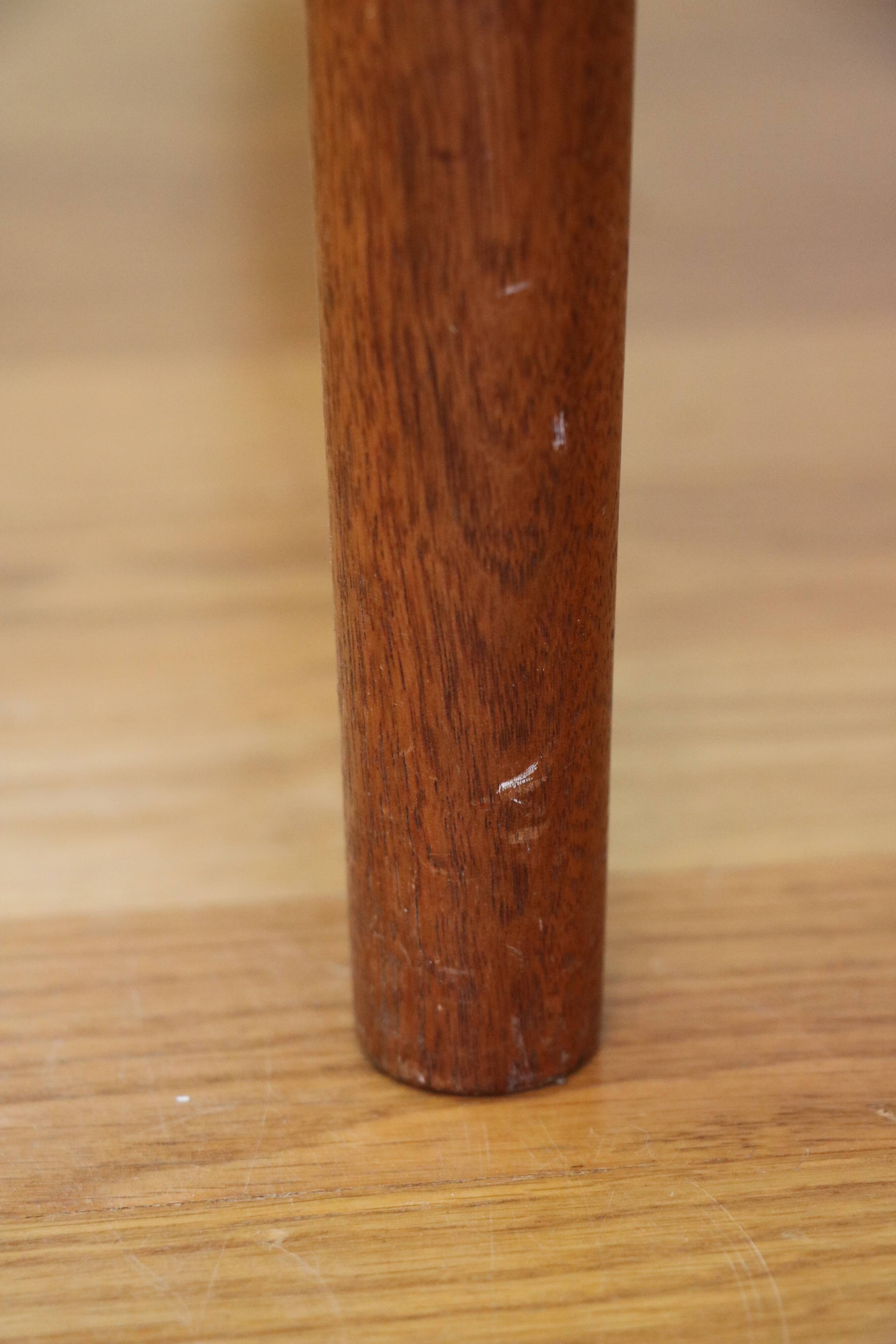 Scandinavian teak side tables by Hugo Troeds.