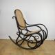 Rocking chair on runners, original brown, 1970s - very good condition