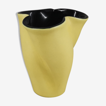 Vase corolle Elchinger France céramique années 50 / collection / céramique française / années 50