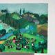 Tableau, huile sur toile paysage naïf