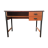 Scandinavian style dark wood desk