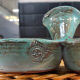 Double ceramic pocket tray