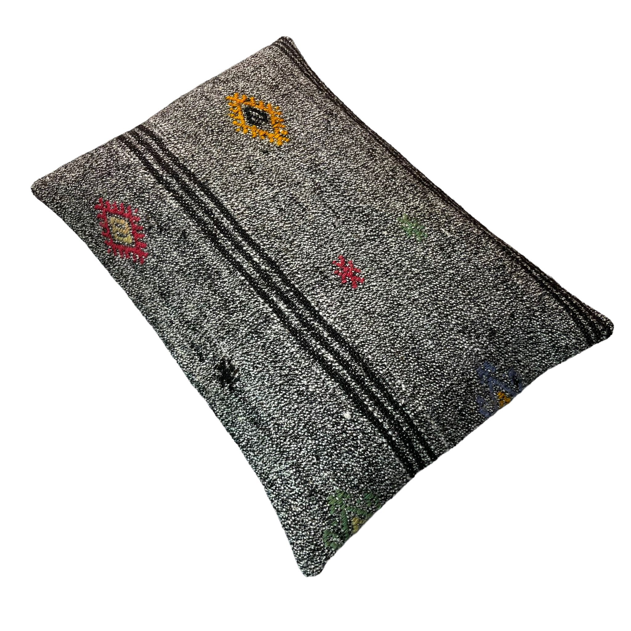 Vintage turkish handmade kilim cushion cover