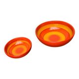 Set of 2 ceramic bowls by Baldelli, Italy.