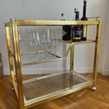 Hollywood Regency trolley 1970s