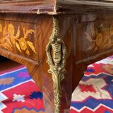 Table basse ancienne marqueterie