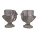 Pair of egg cups "cocotte"