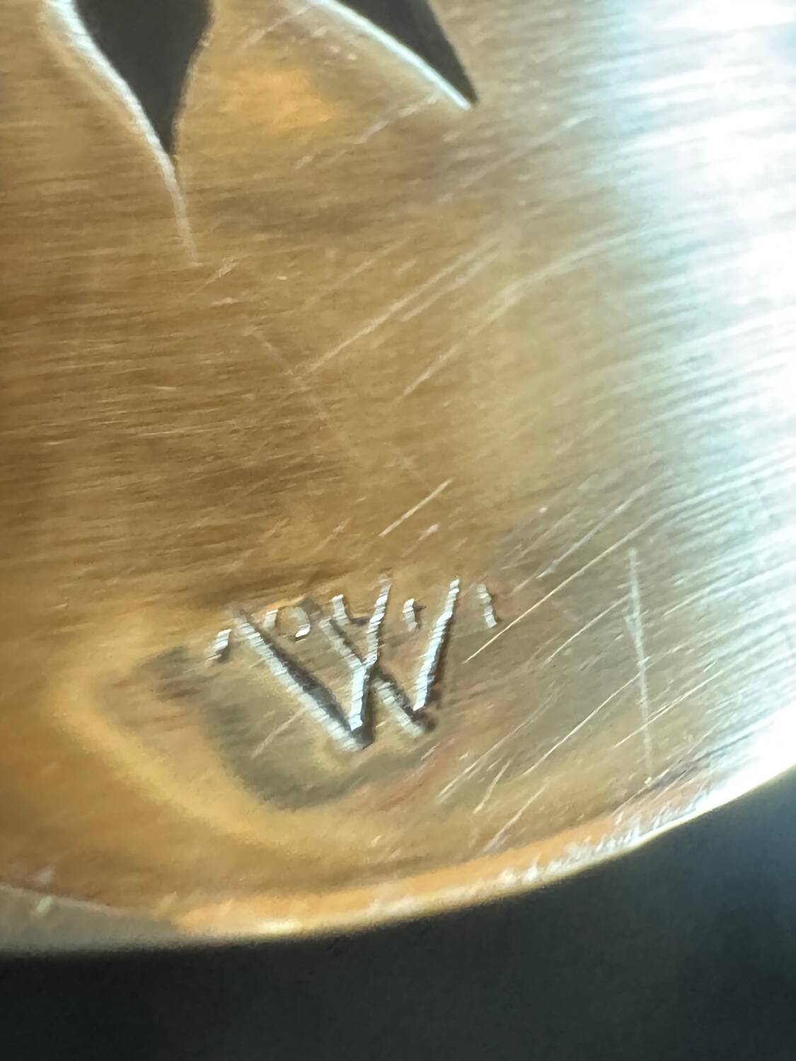 Openwork basket circa 1970 stamped