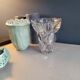 Giraffe vase in crystal