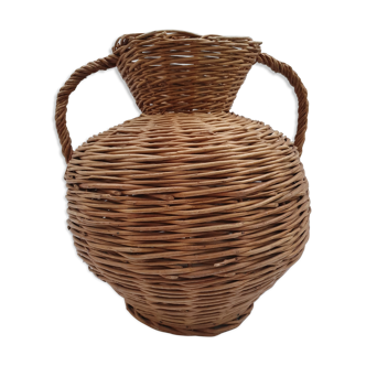 Wicker vase