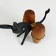 Set of salt and pepper shakers donkey Walter Bosse, Herta Baller, Austria, 1950s
