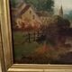 Farm landscape scene painting