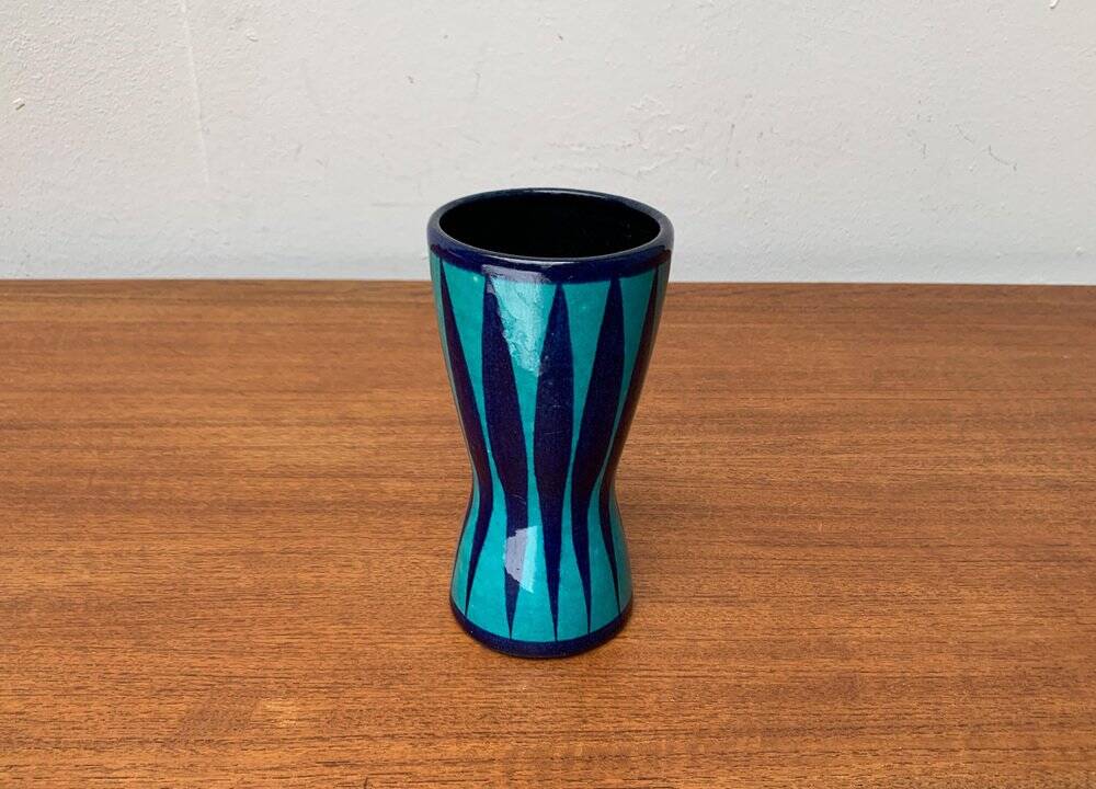 Vintage vase in West German pottery WGP by Scheurich, 1970s.