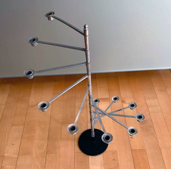 Grand Chandelier Vintage • Candlestick • Laurids Lønborg • Space Age • 1960’s