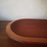 Oval teak dish