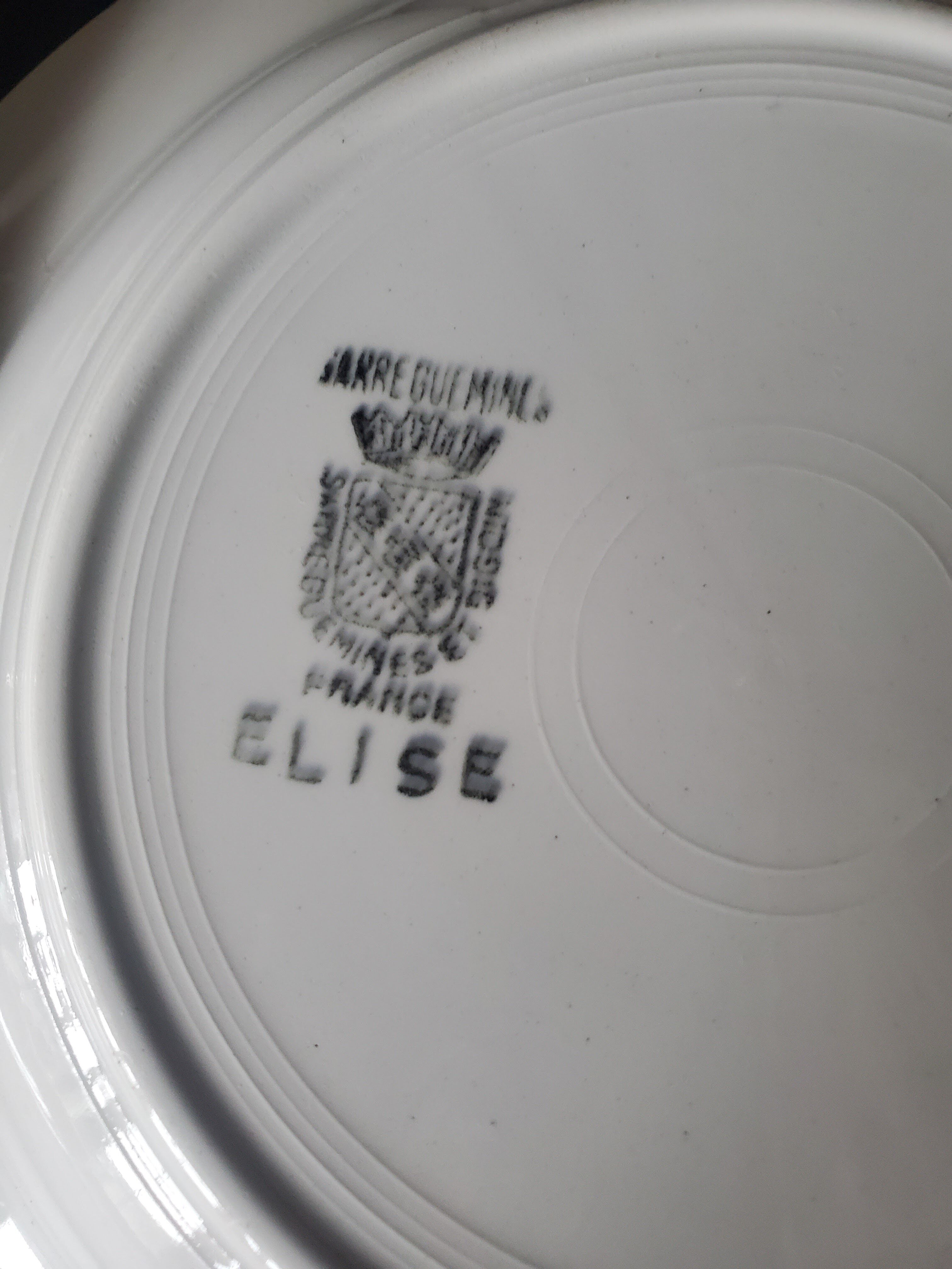 Sarreguemines plates