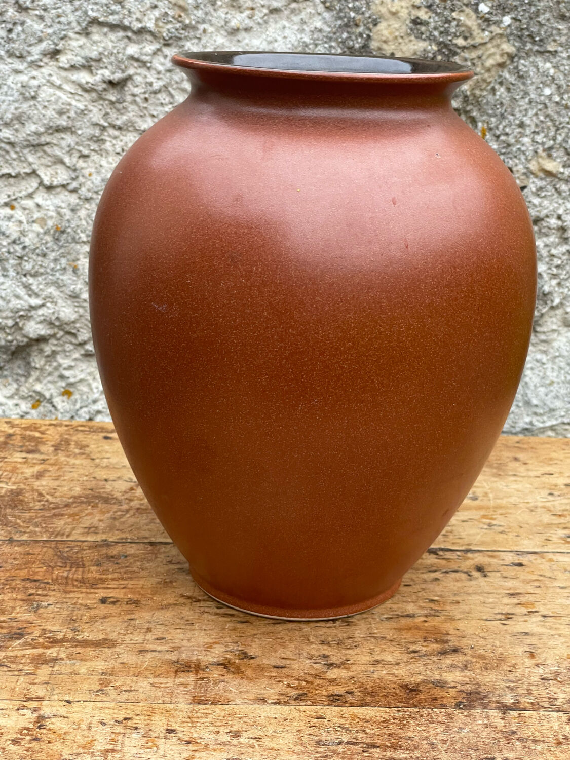 Vase w.germany 650-26 vintage fawn ceramic