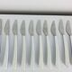 14 knives by Nathalie George for Air France, stainless steel, vintage