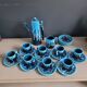 Vallauris blue coffee set - 22 pieces