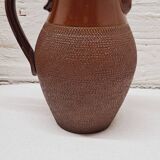 Chocolate stoneware pitcher