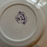 Assiettes dessert Sarreguemines modèle Jardinière XIXEME