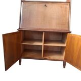 Secretaire Scrittoio a ribalta Vintage Originale Anni '60 Design Mid-Centur