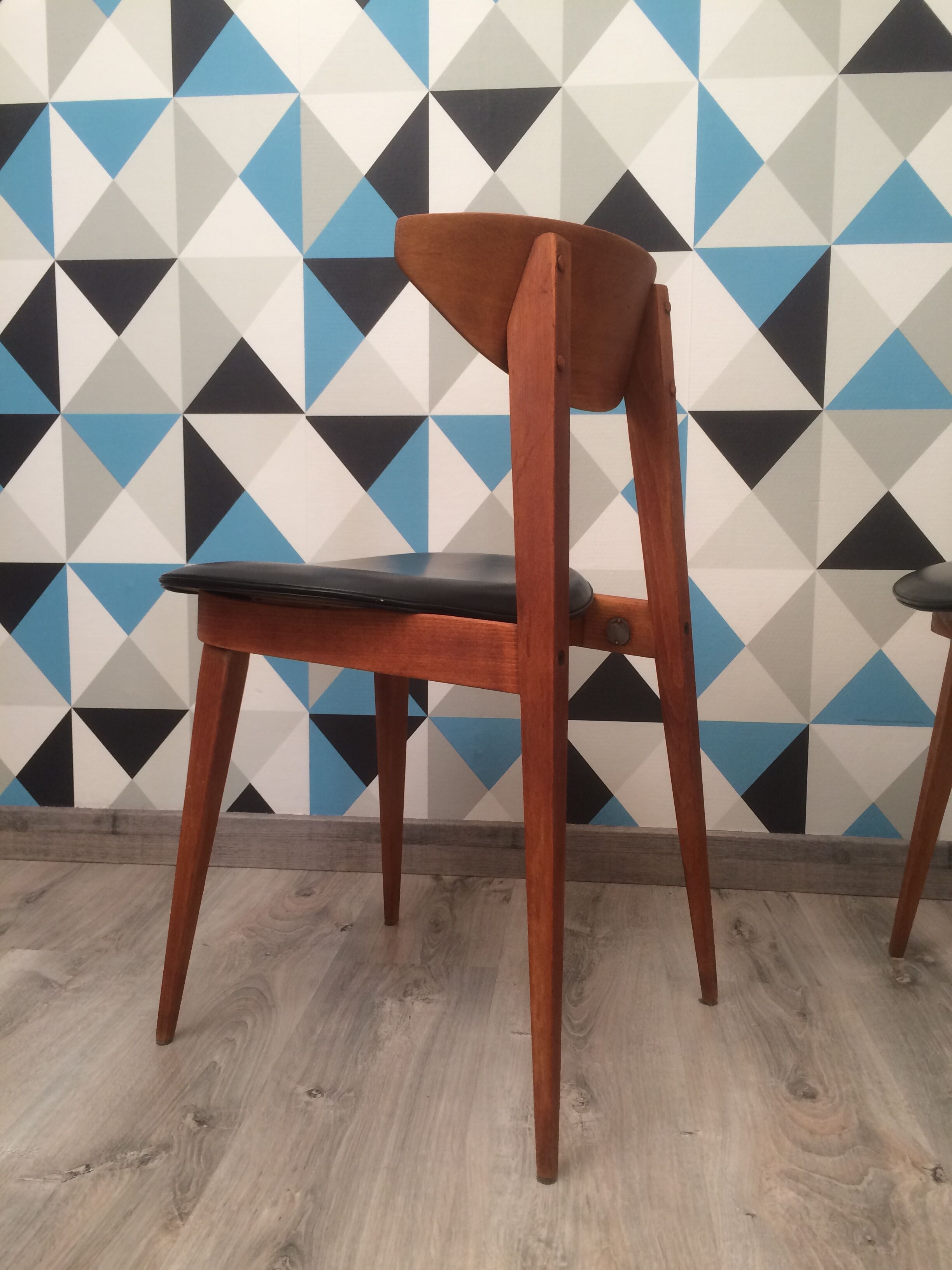Chaises modèle "fontaria" de chez baumann vers 1970