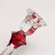 Baccarat - Candlestick (2) - Crystal, Glass - Harcourt candlestick Red