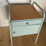 Metal boarding school/convent bedside