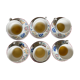 Lot de 6 tasses à thé anglaises  en porcelaine fleuri