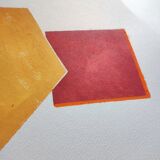 Minimalist geometric painting