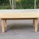 Table à manger de ferme décapée en chêne 1950 - 210cm