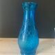 Large blue Italian glass vase