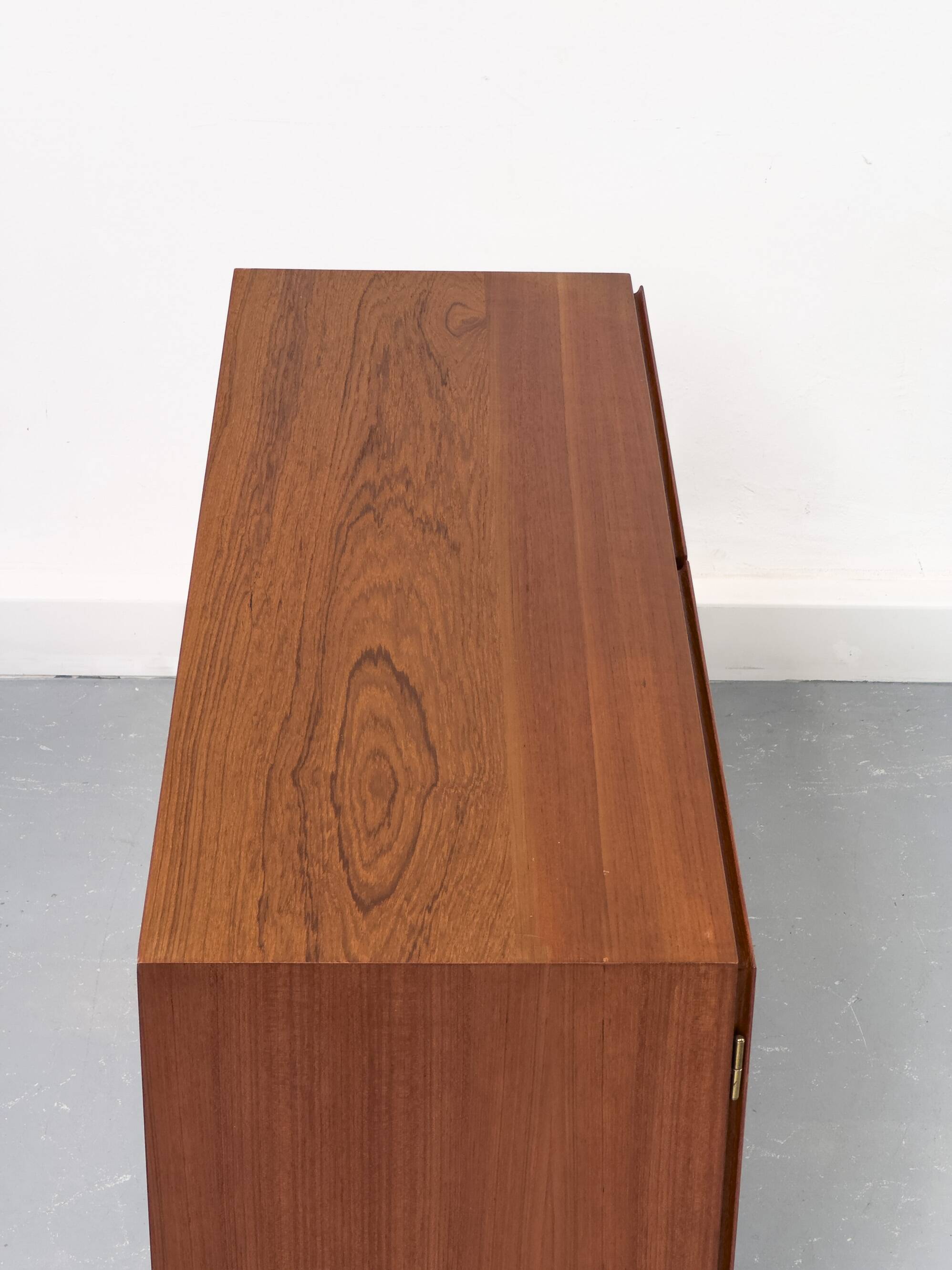 Vintage Teak Bookcase with Desk from Omann Jun, 1960s