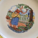 Nursery rhyme dessert plates