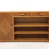 Scandinavian elm bookcase, Swedish modern, Sweden, 1940