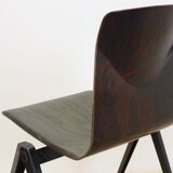 Stackable two-tone industrial dining chair Pagholz Galvanitas S22