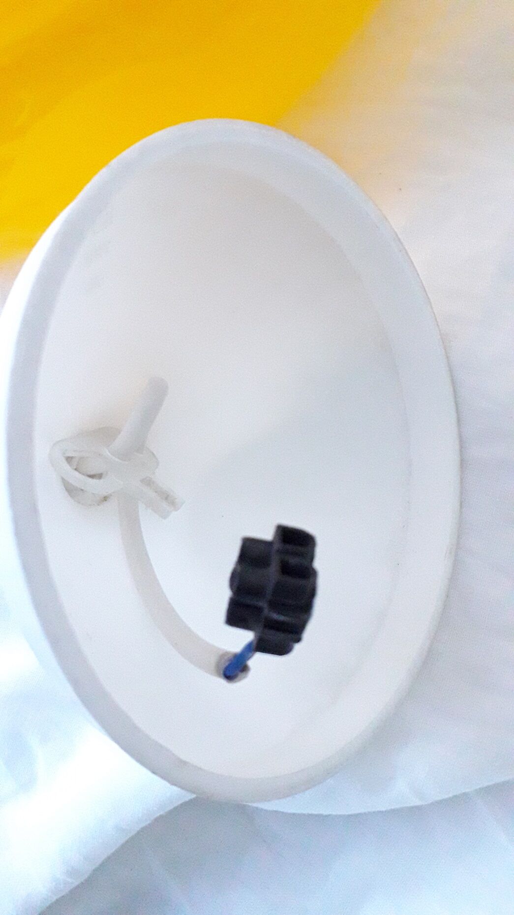 Yellow glass suspension