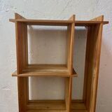 Regain homemade pine bookcase shelf