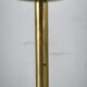 Space Age Bubble Glass and Brass Floor Lamp, Czechoslovakia, 1970s