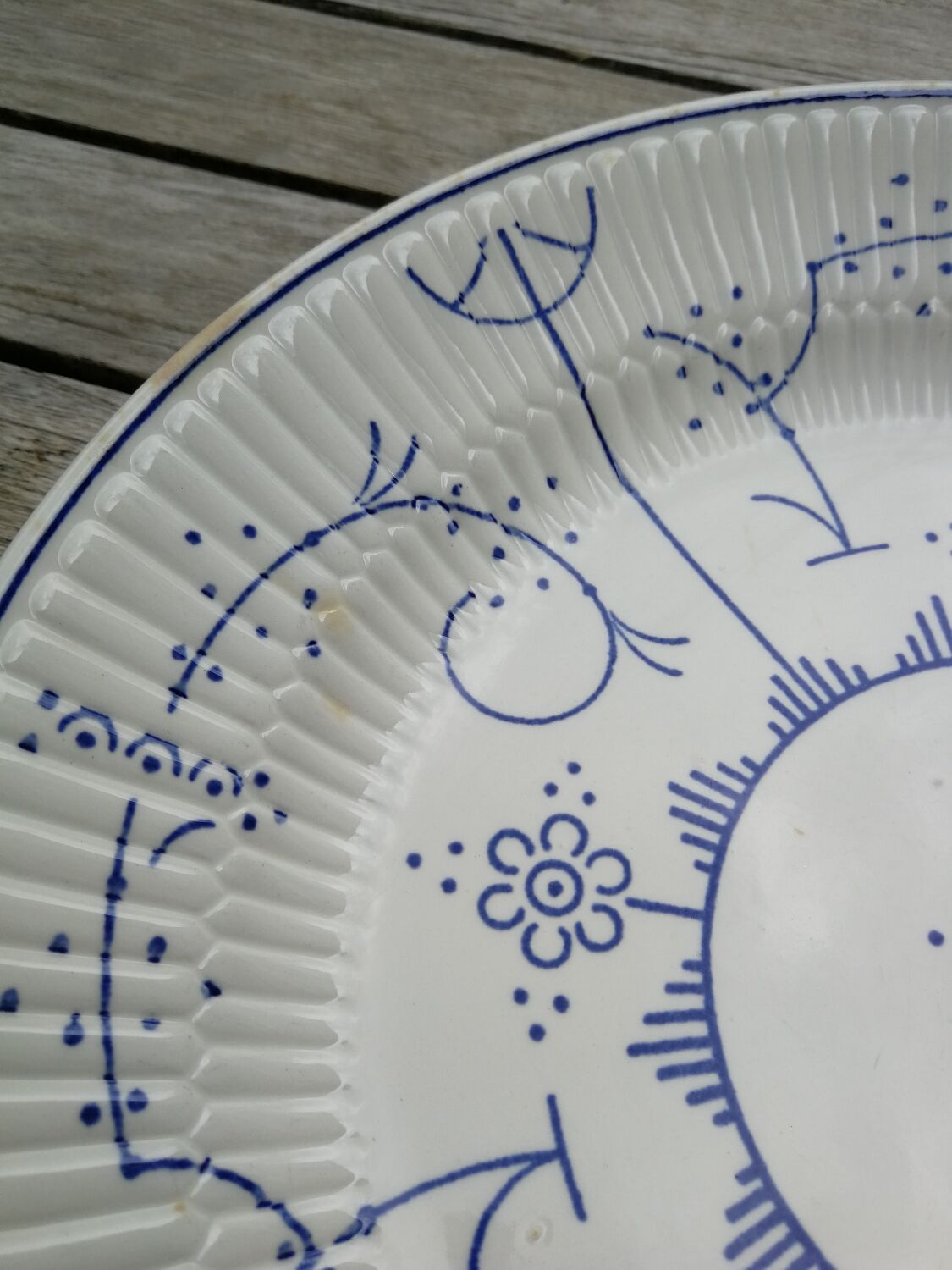 Set of 9 flat plates Copenhagen from Royal Boch