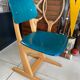 Chaise enfant Casala vintage bleu/vert