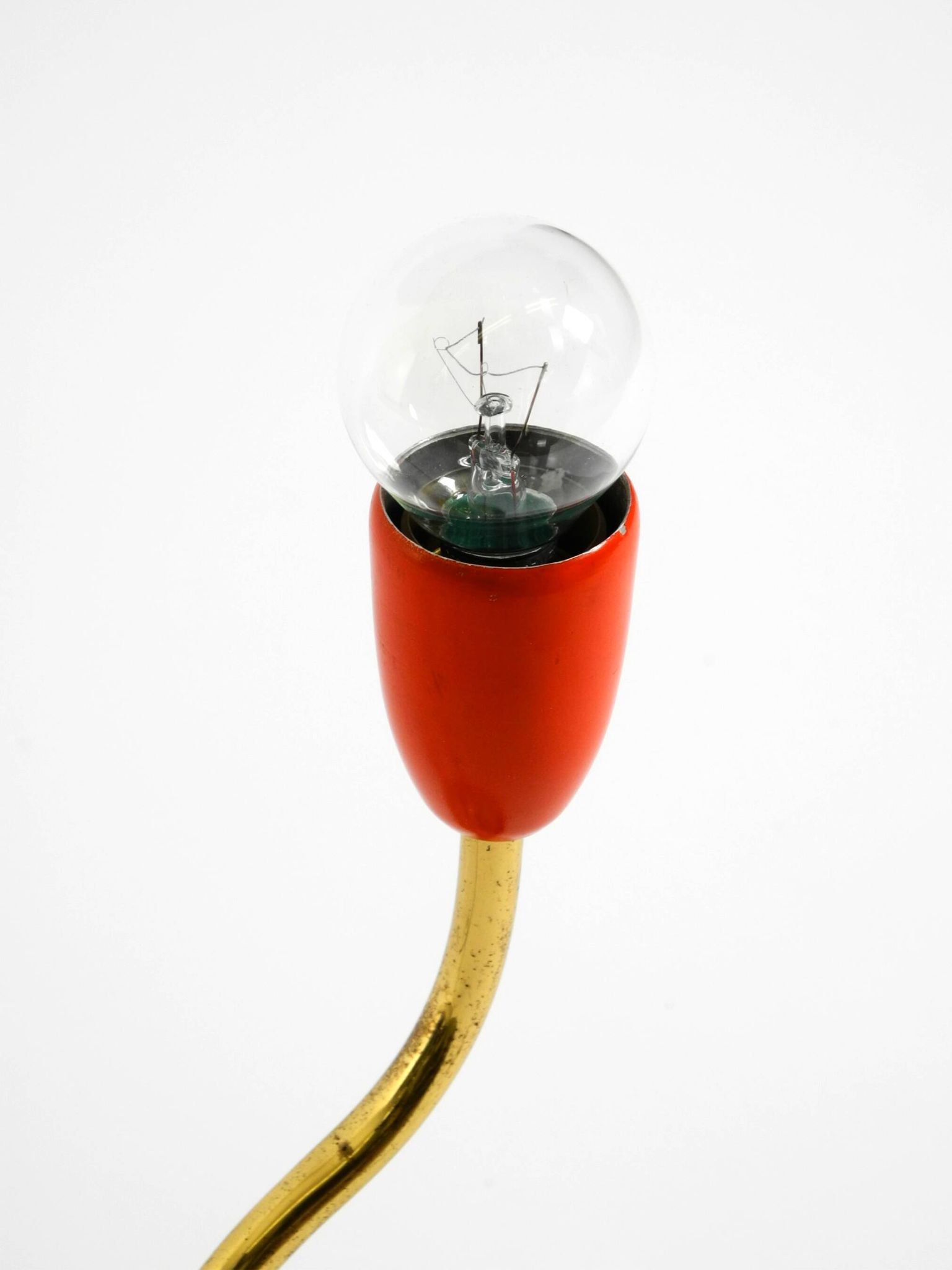 Beautiful original Mid Century Modern brass table lamp