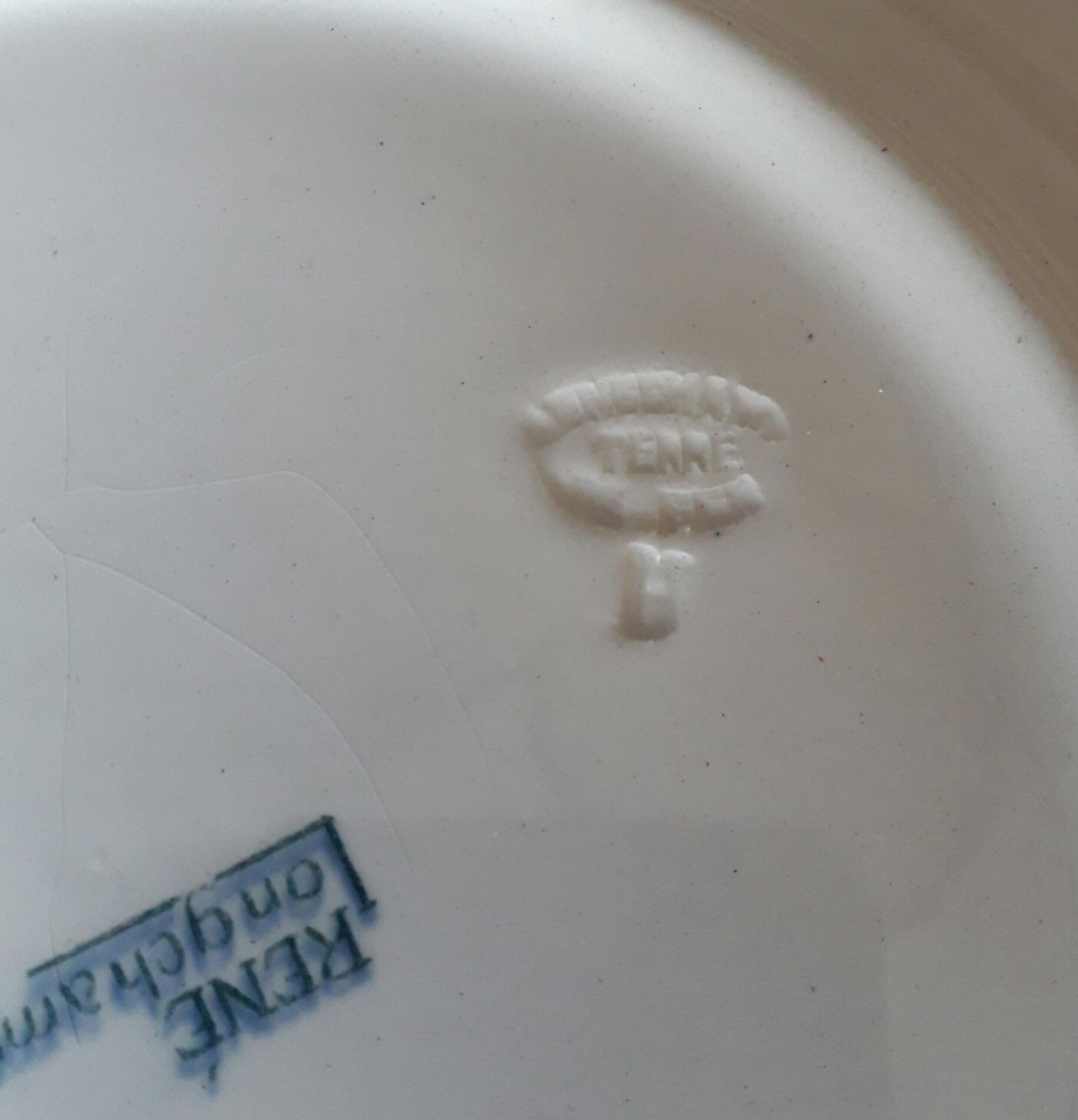 Longchamp "René" Terre de Fer 9-person dinner service