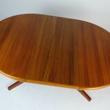 Vintage Teak Esstisch Dining Table Rund Erweiterbar Glostrup Danish Design