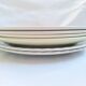 Multicolored flower dinner plates from Moulin des Loups, St Amand and Badonville